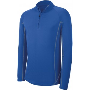 SWEAT DE CORRIDA M/FECHO AZUL REAL PA335